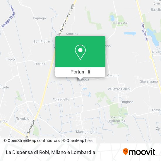 Mappa La Dispensa di Robi