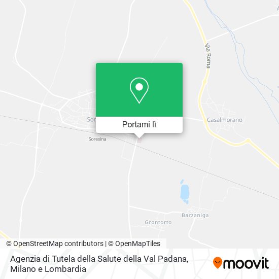 Mappa Agenzia di Tutela della Salute della Val Padana