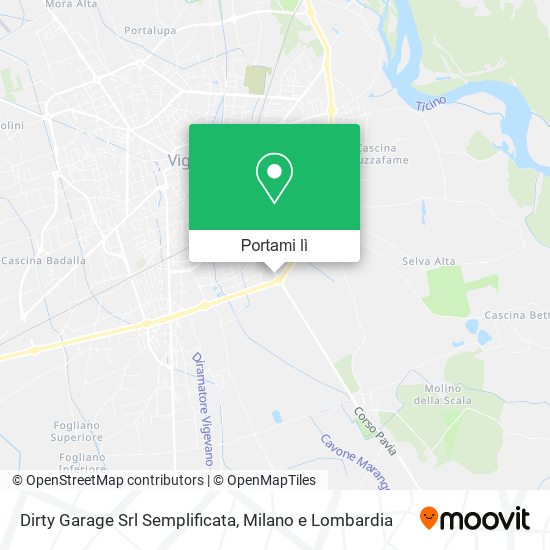 Mappa Dirty Garage Srl Semplificata