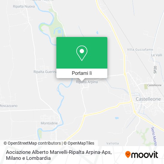 Mappa Aociazione Alberto Marvelli-Ripalta Arpina-Aps