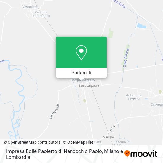 Mappa Impresa Edile Paoletto di Nanocchio Paolo