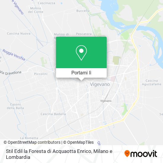Mappa Stil Edil la Foresta di Acquaotta Enrico