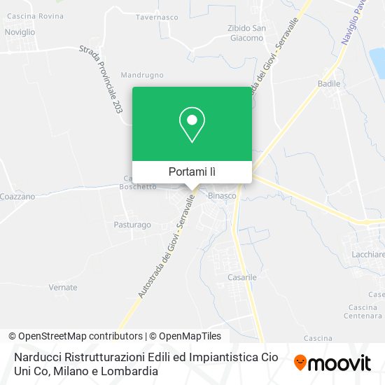 Mappa Narducci Ristrutturazioni Edili ed Impiantistica Cio Uni Co