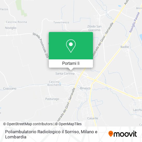 Mappa Poliambulatorio Radiologico il Sorriso