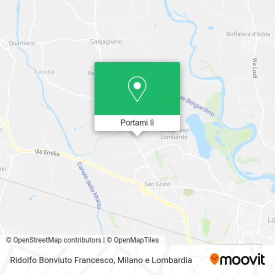 Mappa Ridolfo Bonviuto Francesco