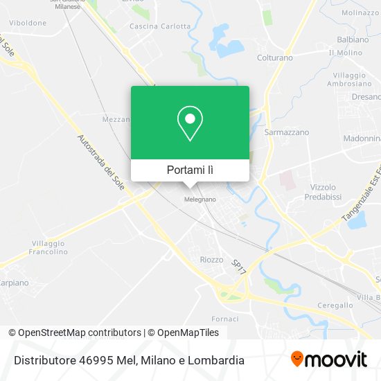 Mappa Distributore 46995 Mel