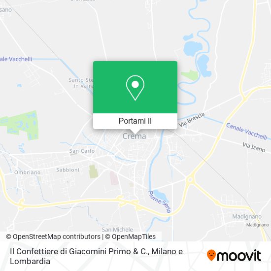 Mappa Il Confettiere di Giacomini Primo & C.