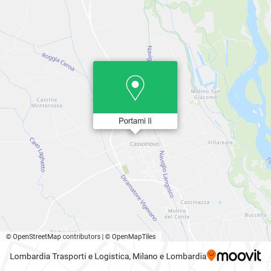 Mappa Lombardia Trasporti e Logistica