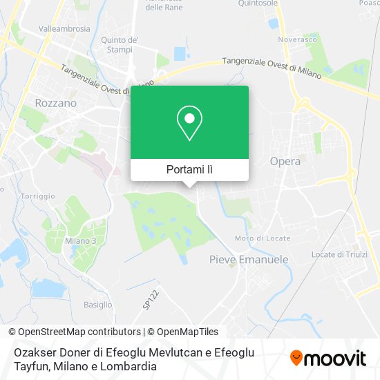 Mappa Ozakser Doner di Efeoglu Mevlutcan e Efeoglu Tayfun