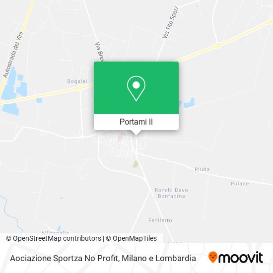 Mappa Aociazione Sportza No Profit