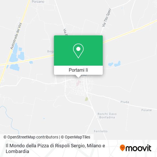 Mappa Il Mondo della Pizza di Rispoli Sergio
