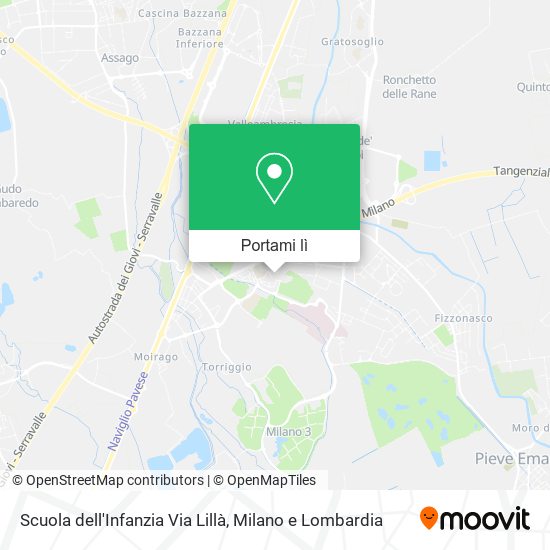 Mappa Scuola dell'Infanzia Via Lillà