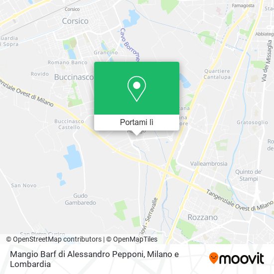 Mappa Mangio Barf di Alessandro Pepponi