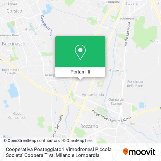 Mappa Cooperativa Posteggiatori Vimodronesi Piccola Societa' Coopera Tiva