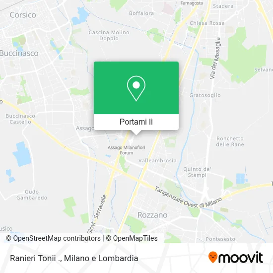 Mappa Ranieri Tonii .