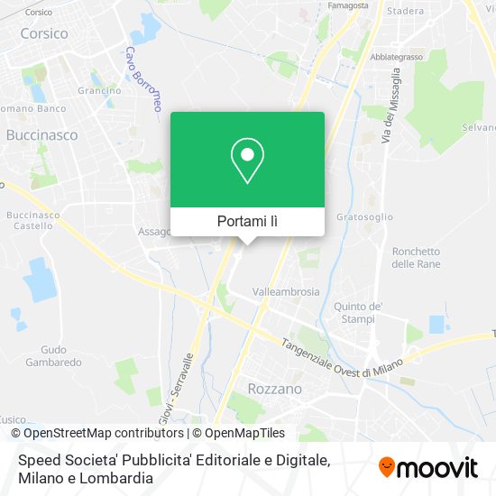 Mappa Speed Societa' Pubblicita' Editoriale e Digitale