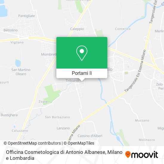 Mappa Officina Cosmetologica di Antonio Albanese