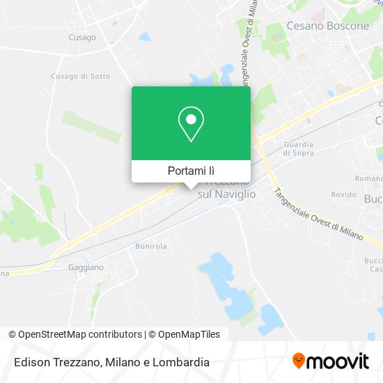 Mappa Edison Trezzano