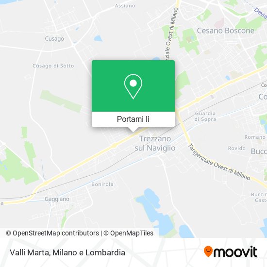 Mappa Valli Marta