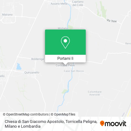 Mappa Chiesa di San Giacomo Apostolo, Torricella Peligna