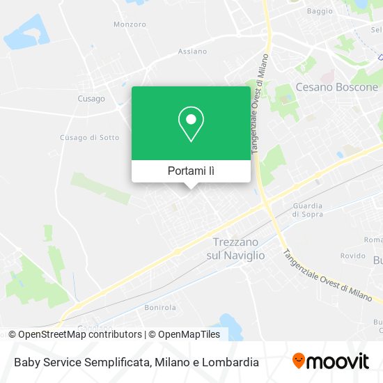 Mappa Baby Service Semplificata