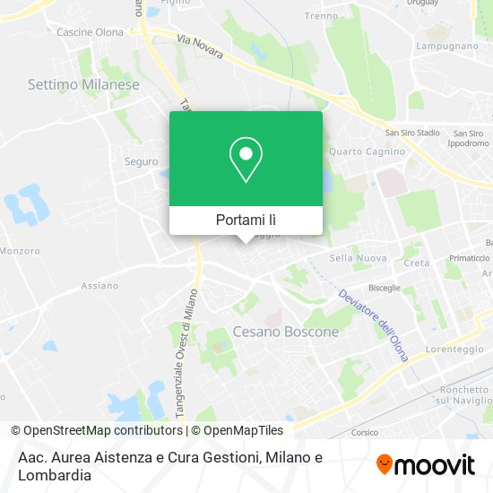 Mappa Aac. Aurea Aistenza e Cura Gestioni