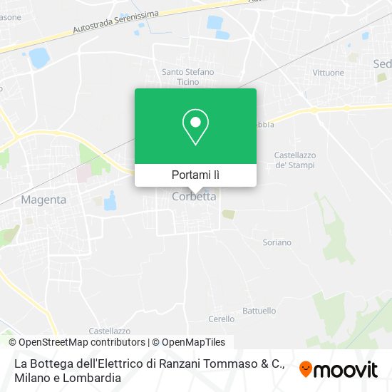 Mappa La Bottega dell'Elettrico di Ranzani Tommaso & C.