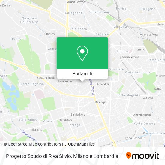 Mappa Progetto Scudo di Riva Silvio