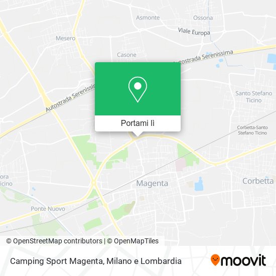 Mappa Camping Sport Magenta