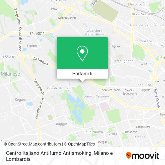 Mappa Centro Italiano Antifumo Antismoking