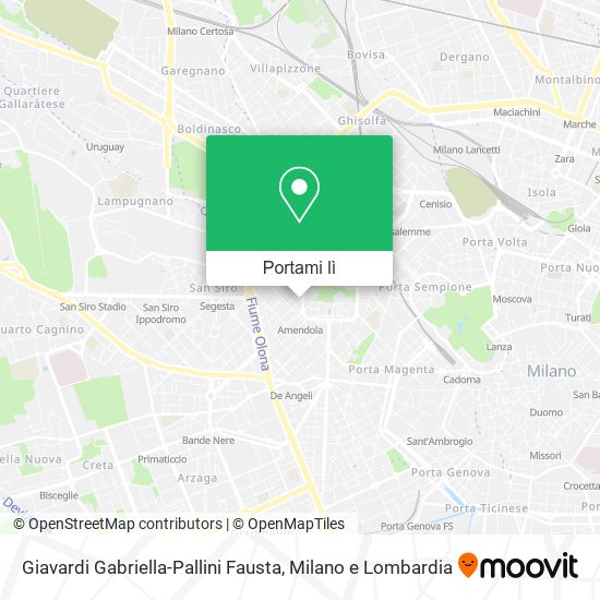 Mappa Giavardi Gabriella-Pallini Fausta