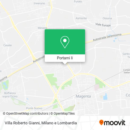 Mappa Villa Roberto Gianni