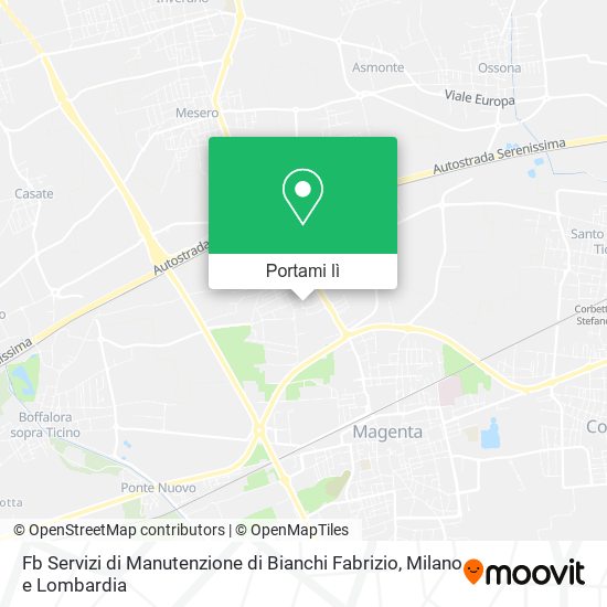Mappa Fb Servizi di Manutenzione di Bianchi Fabrizio