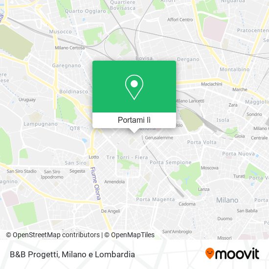 Mappa B&B Progetti