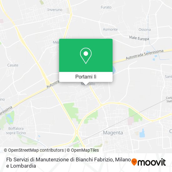 Mappa Fb Servizi di Manutenzione di Bianchi Fabrizio