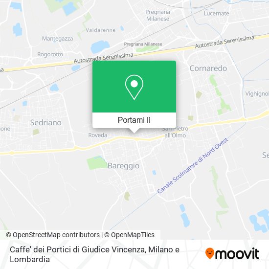 Mappa Caffe' dei Portici di Giudice Vincenza