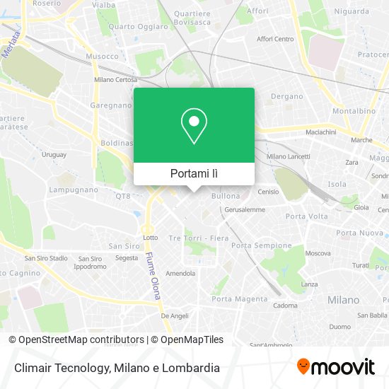 Mappa Climair Tecnology