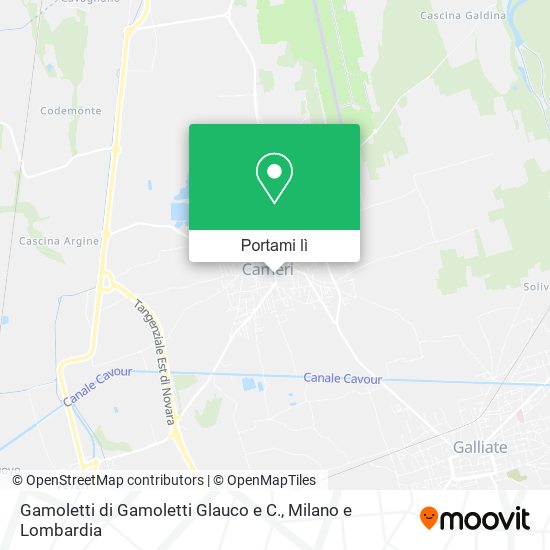 Mappa Gamoletti di Gamoletti Glauco e C.