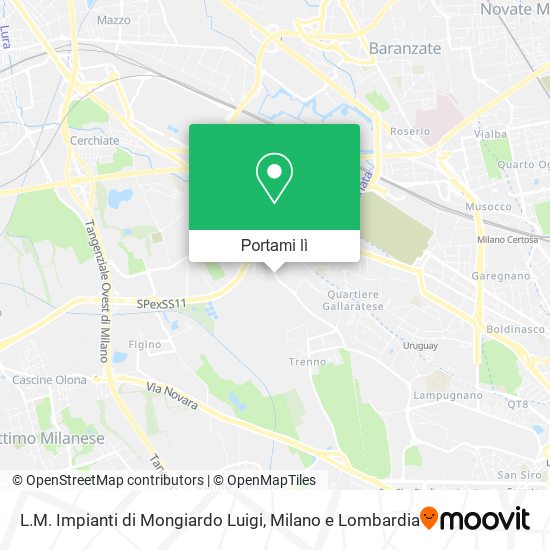 Mappa L.M. Impianti di Mongiardo Luigi