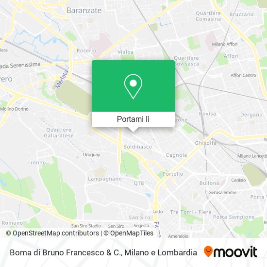 Mappa Boma di Bruno Francesco & C.
