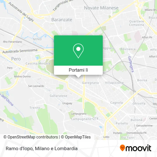 Mappa Ramo d'Iopo