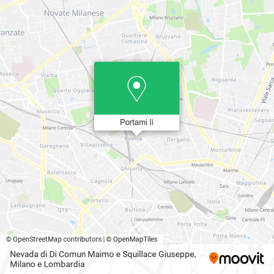 Mappa Nevada di Di Comun Maimo e Squillace Giuseppe