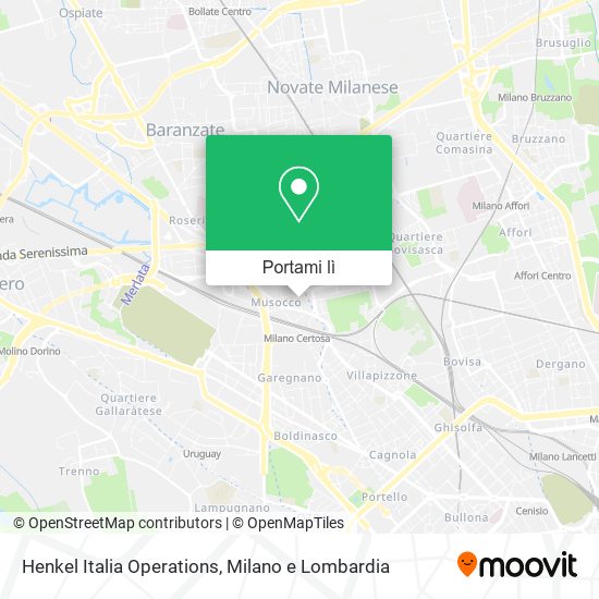 Mappa Henkel Italia Operations