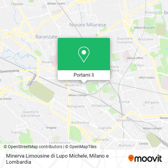 Mappa Minerva Limousine di Lupo Michele
