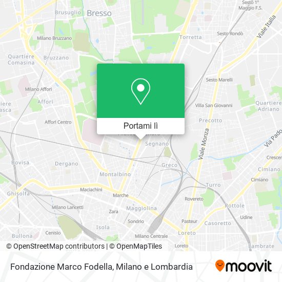 Mappa Fondazione Marco Fodella