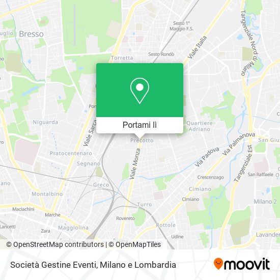 Mappa Società Gestine Eventi