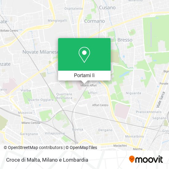 Mappa Croce di Malta
