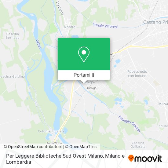 Mappa Per Leggere Biblioteche Sud Ovest Milano