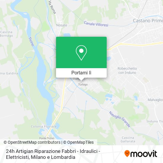 Mappa 24h Artigian Riparazione Fabbri - Idraulici - Elettricisti
