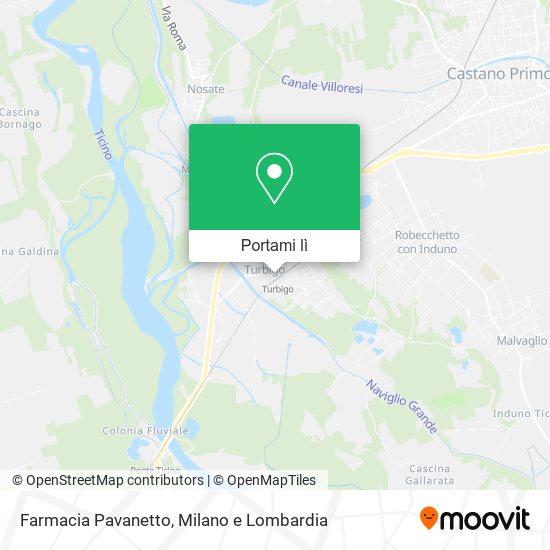 Mappa Farmacia Pavanetto